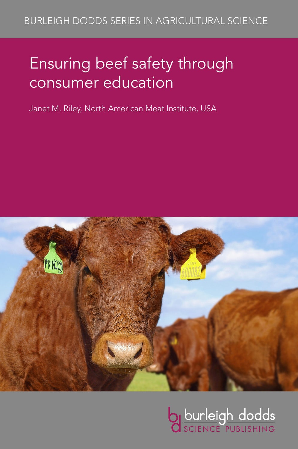 Book cover image for Ensuring beef safety through consumer education ISBN: 9781838790295